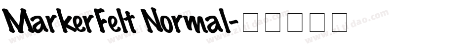 MarkerFelt Normal字体转换